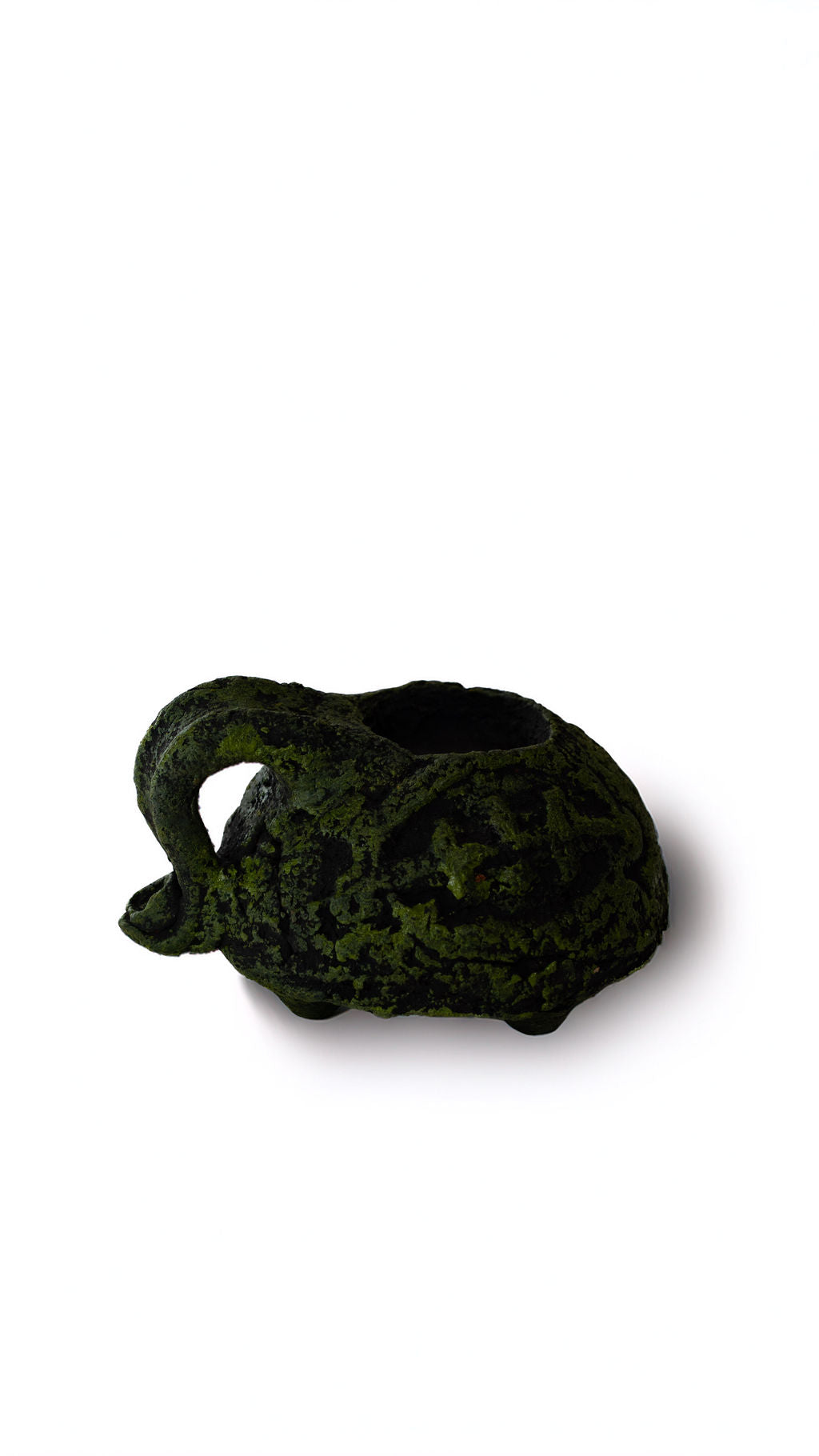 Brown Patterned Ceramic Teapot — product view 04