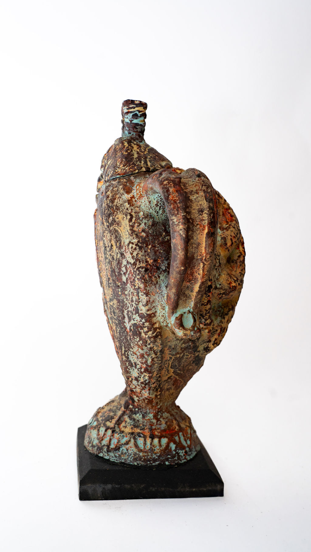 Tall Bird Ceramic Pitcher Sculpture — product view 04