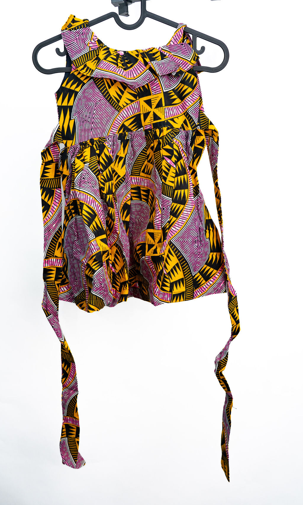 Purple Yellow Wrap Top — main view 01