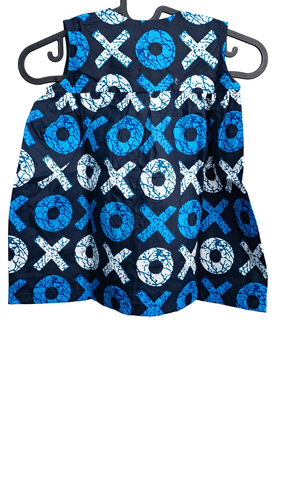 Blue Symbol Print Romper — main view 01