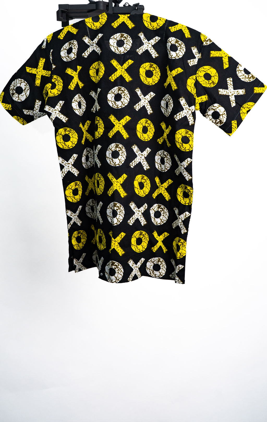 Black Yellow Symbol Print Romper — alternate view 02