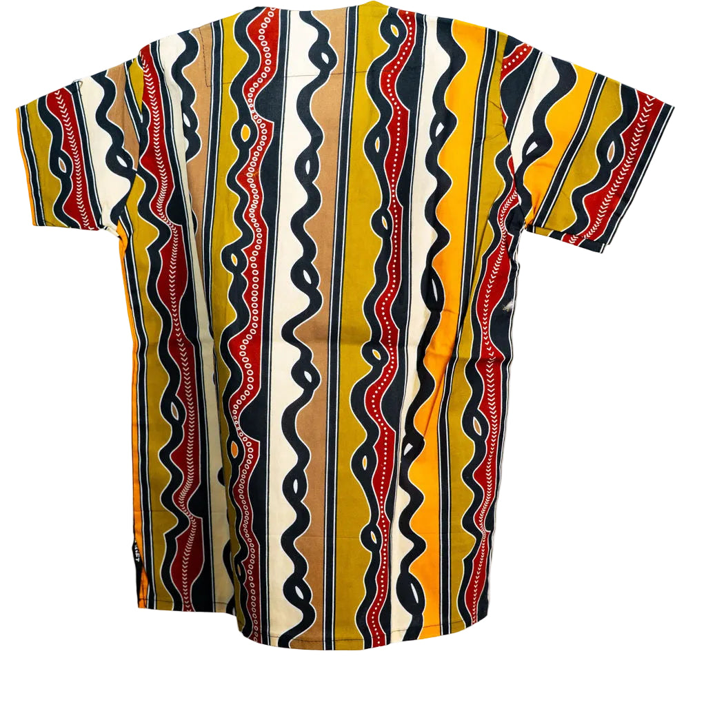 Multicolor Striped Mens Shirt — alternate view 02