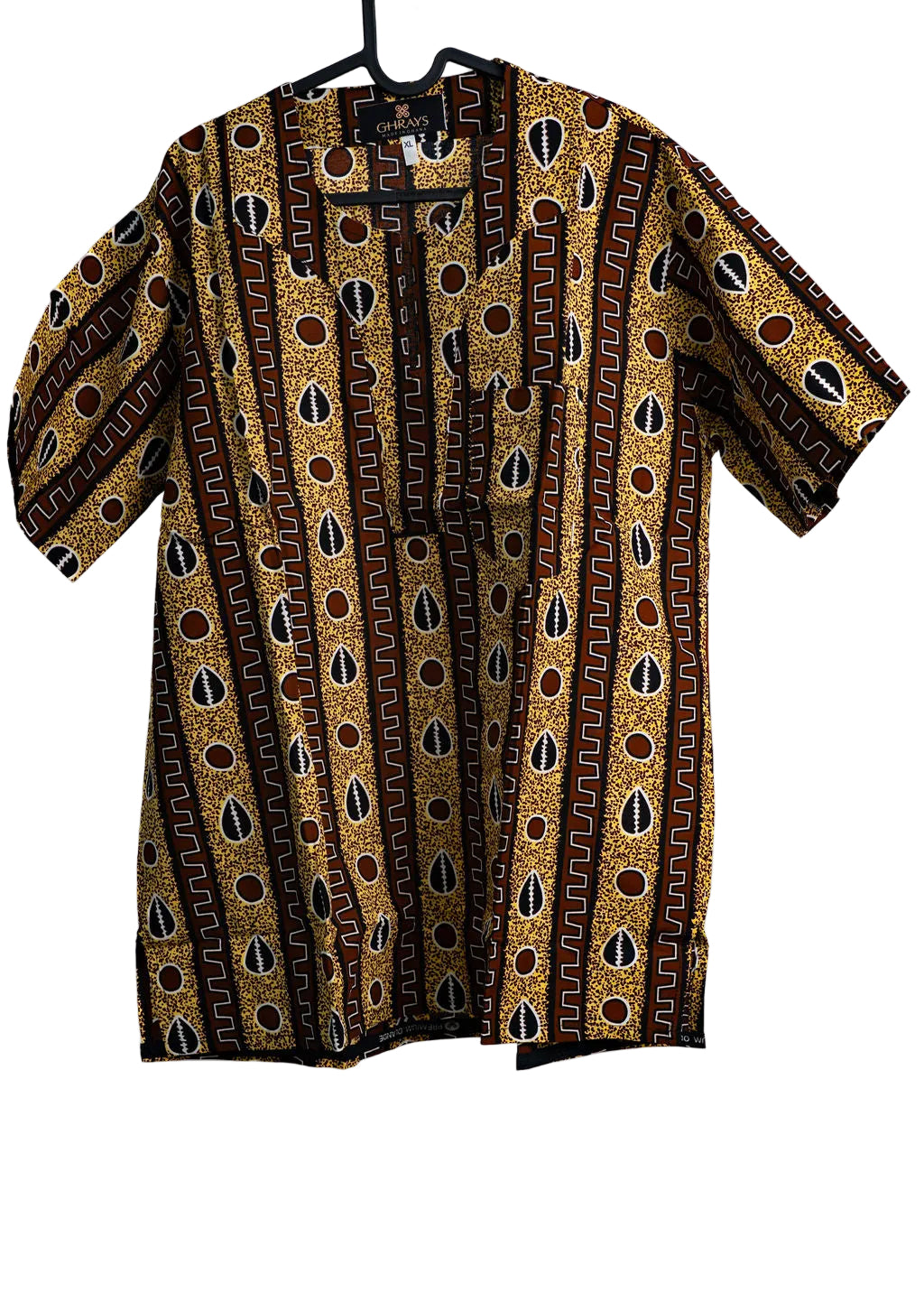 Brown Striped Mens Shirt — alternate view 02