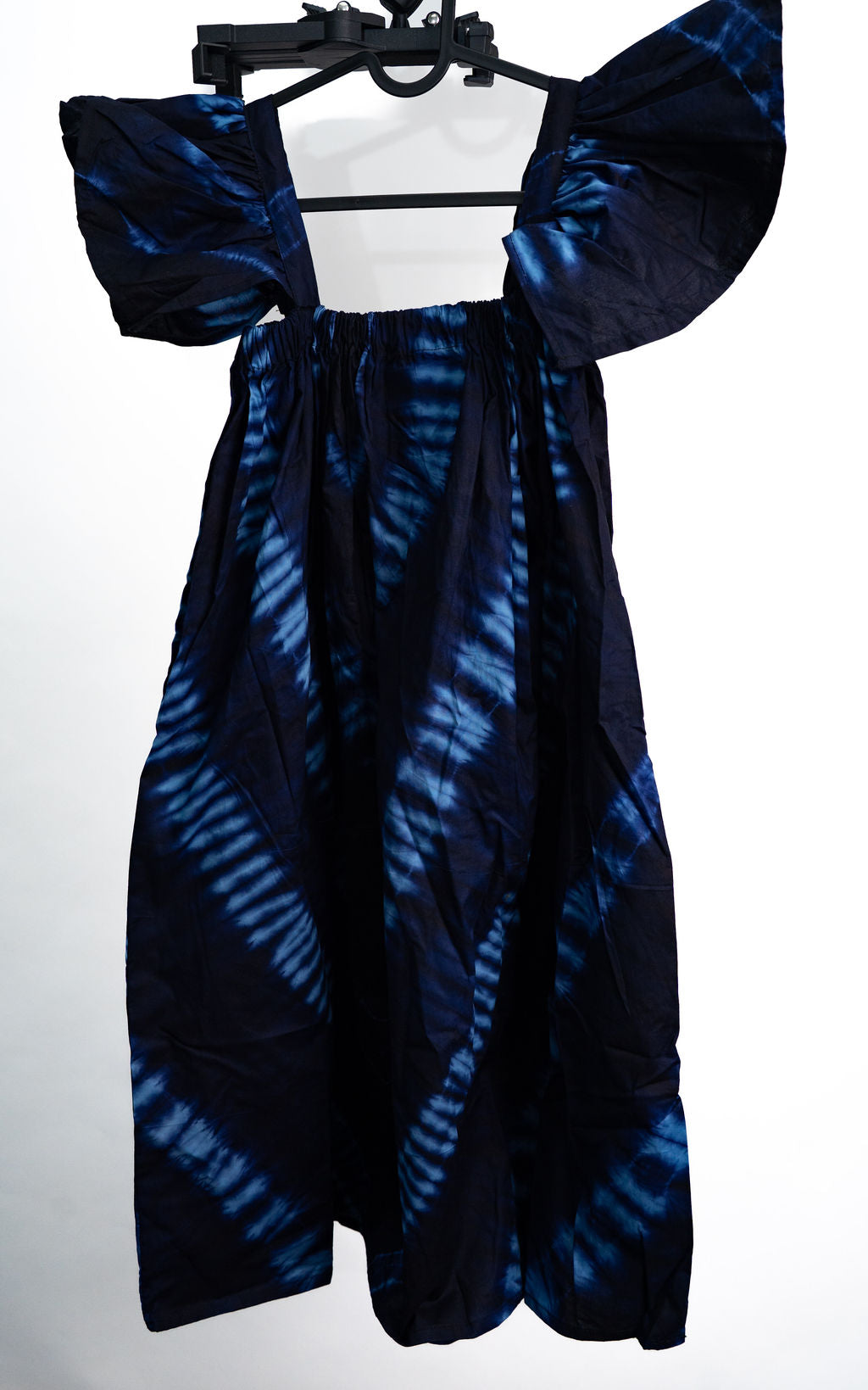 Navy Blue Print Dress — main view 01