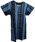 Dark Blue Dashiki Shirt — main view 01