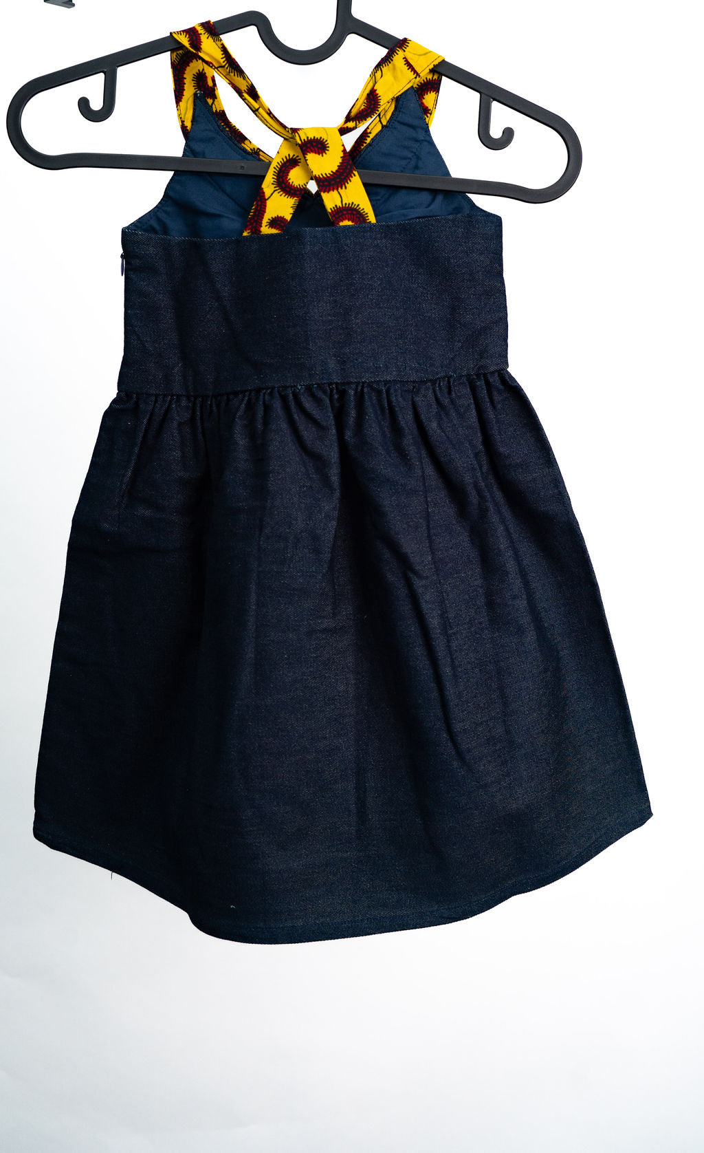 Black Red Yellow Childrens Dress — alternate view 02