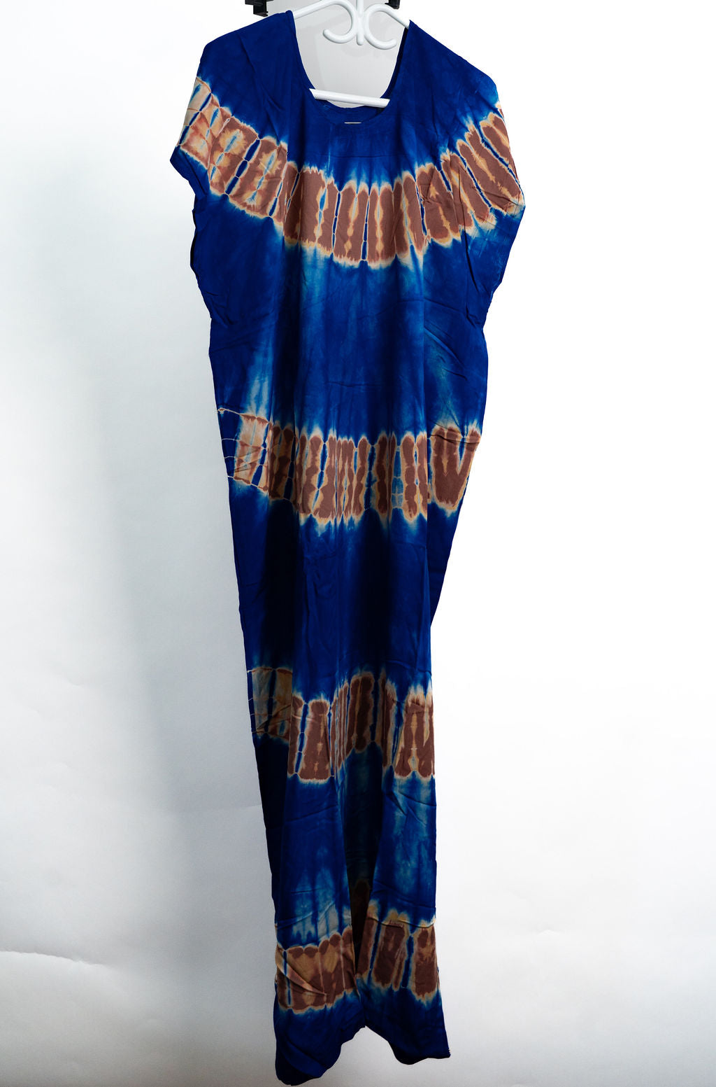 Blue Orange Long Dress — main view 01