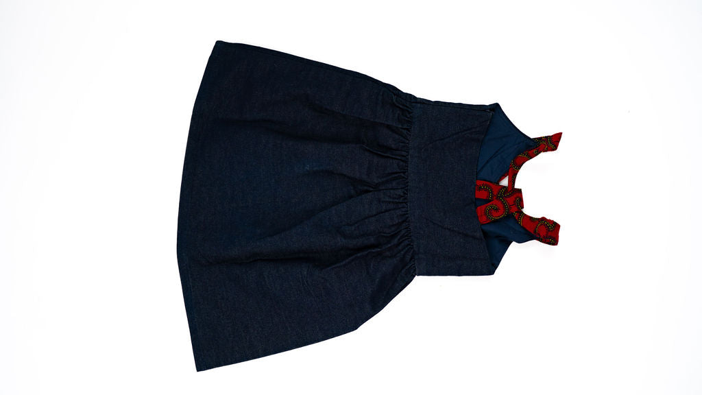 Black Red Yellow Adult Dress — product view 03