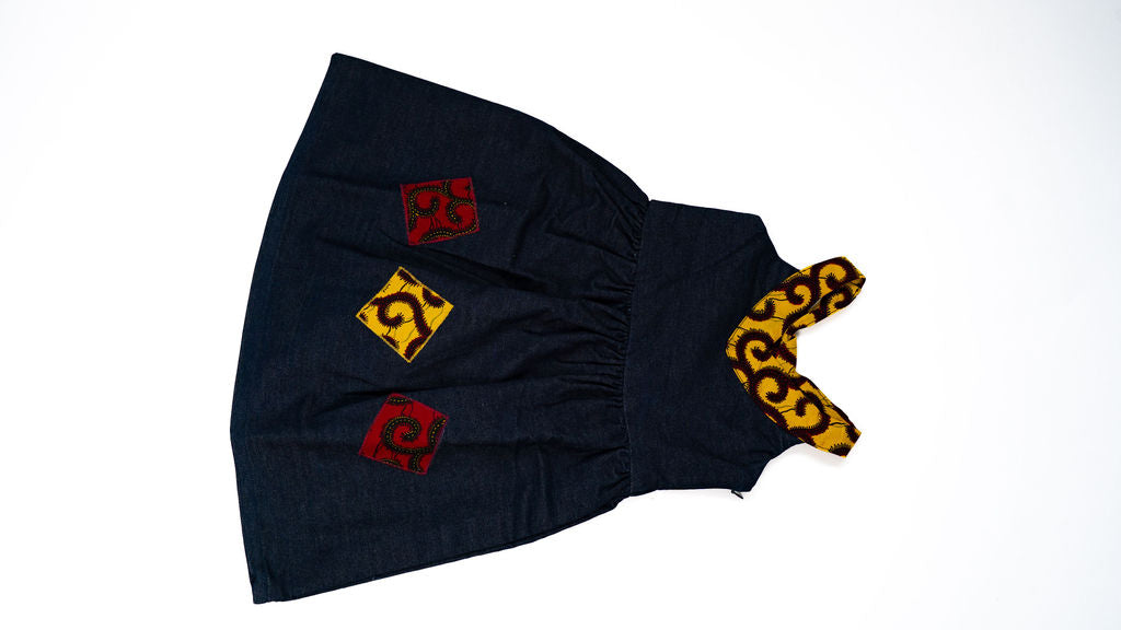 Black Red Yellow Adult Dress — product view 04