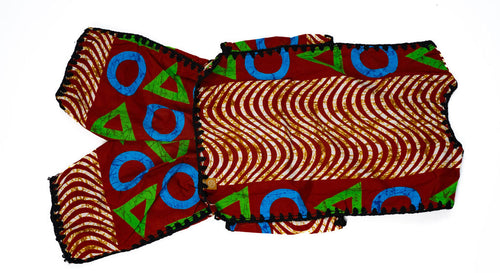 Brown Red Print Two Piece Set — alternate view 02