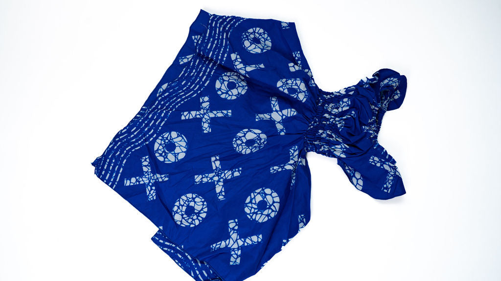 Red Blue Tie Dye Two Piece Set — product view 06