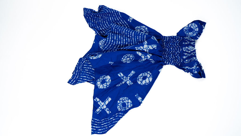 Red Blue Tie Dye Two Piece Set — product view 07